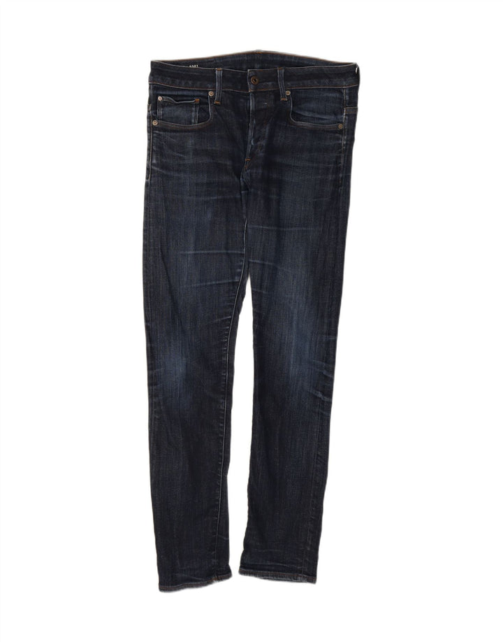 G-STAR Mens Skinny Jeans W32 L32 Navy Blue Vintage G-Star and Second-Hand G-Star from Messina Hembry 