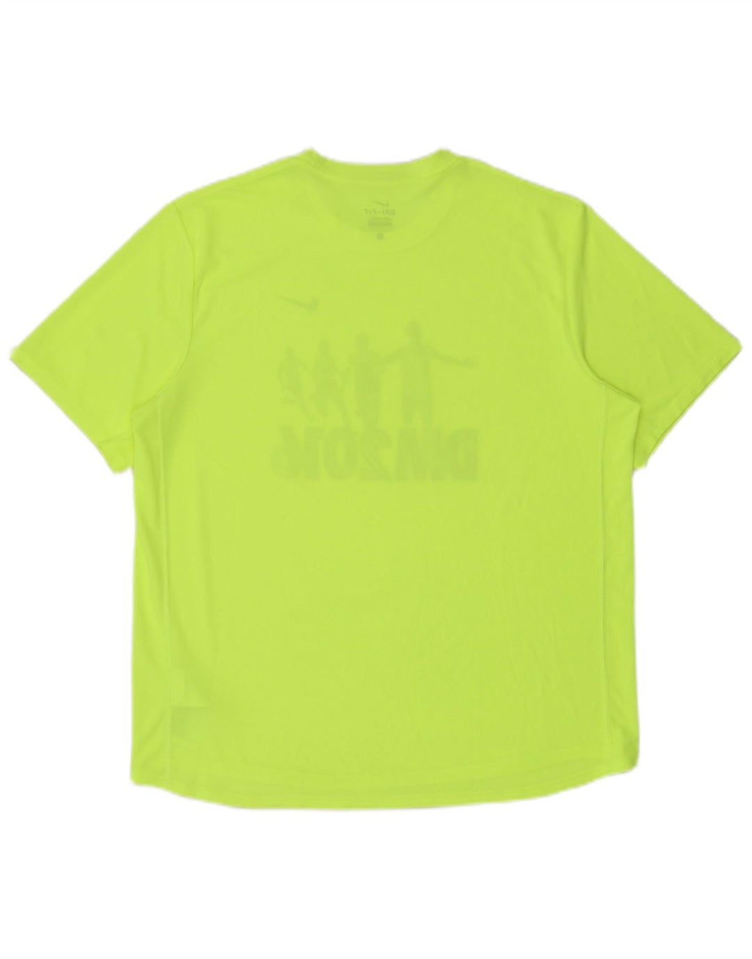 Męski T-shirt z grafiką Nike Dri Fit, duży, zielony, poliestrowy