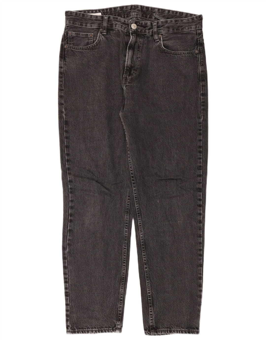 Damskie jeansy z wysokim stanem Zara EU 42 Large W32 L30 Szare