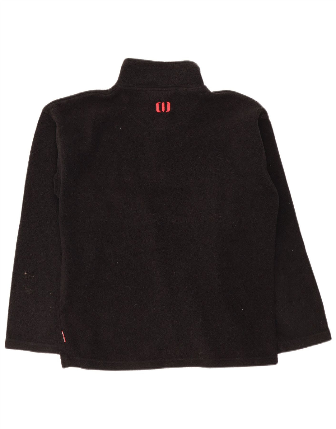 Męski sweter polarowy ANIMAL z zamkiem błyskawicznym, duży, czarny poliester