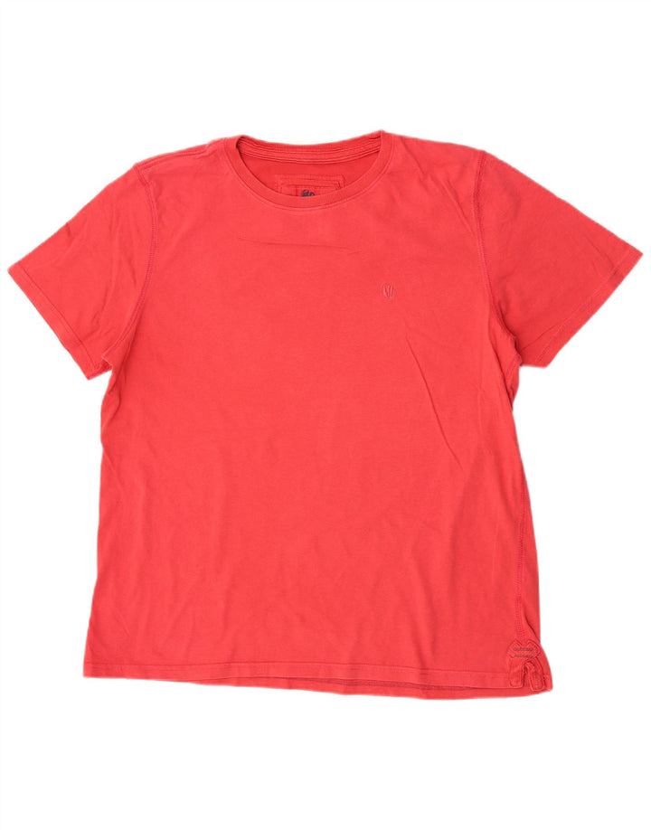 T-shirt męski Fat Face, duży, czerwony, bawełniany