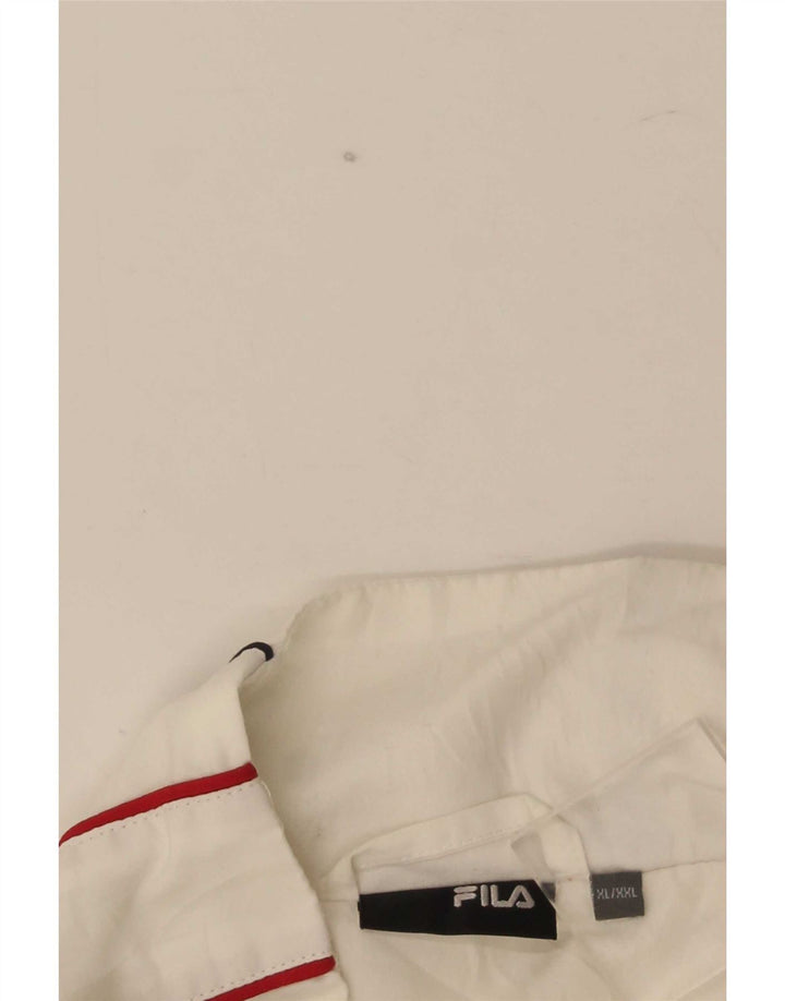 Męska bluza dresowa Fila XL, biały poliester