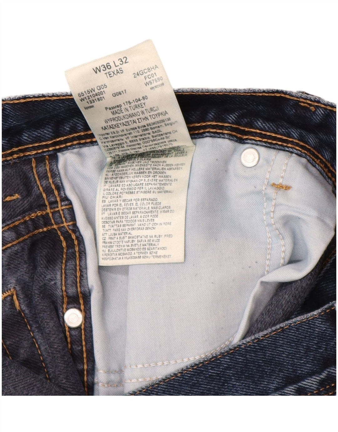 Męskie jeansy WRANGLER Texas Straight W36 L32 Granatowe, bawełniane