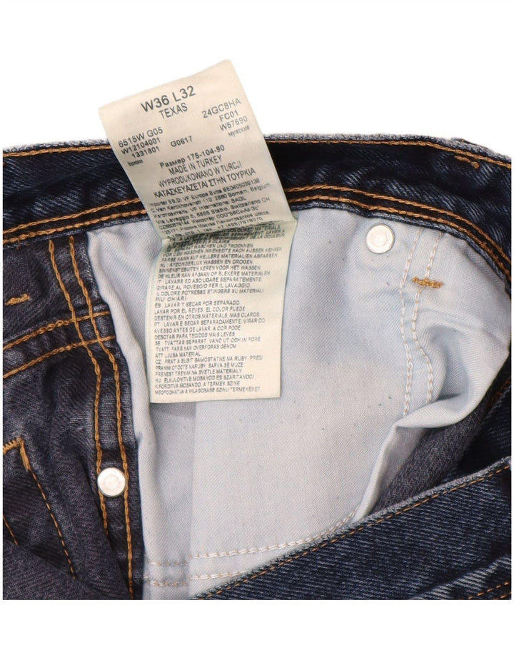 Męskie jeansy WRANGLER Texas Straight W36 L32 Granatowe, bawełniane