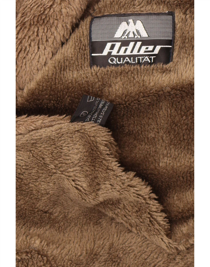 Adler Męska kurtka Adler Shearling Parka IT 48 Średni brązowy poliester