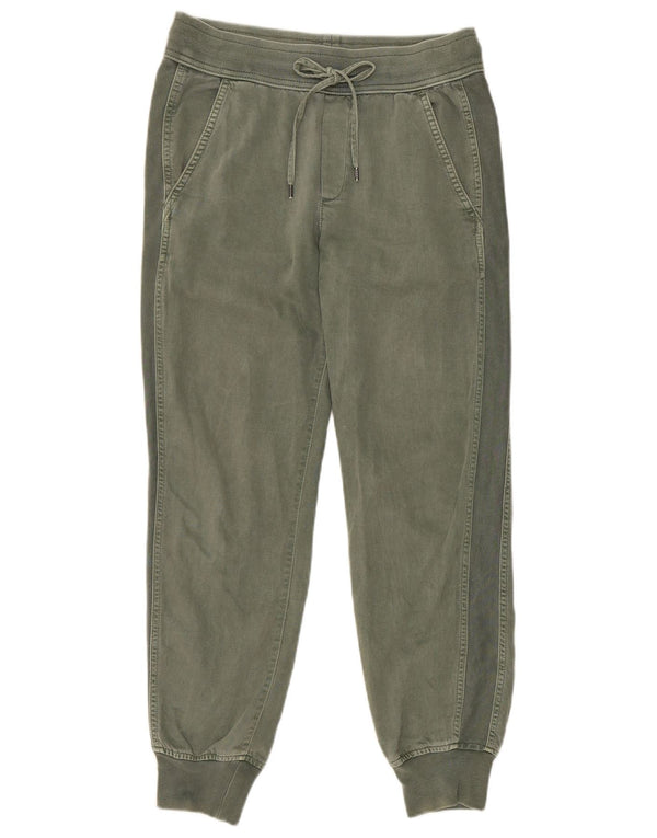 Damskie spodnie joggery Gap XS W28 L26 Zielone bawełniane