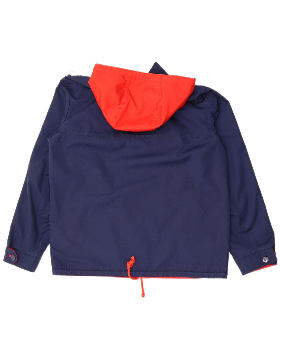 VALMELINE Mens Hooded Reversible Jacket UK 40 Large Red Polyester