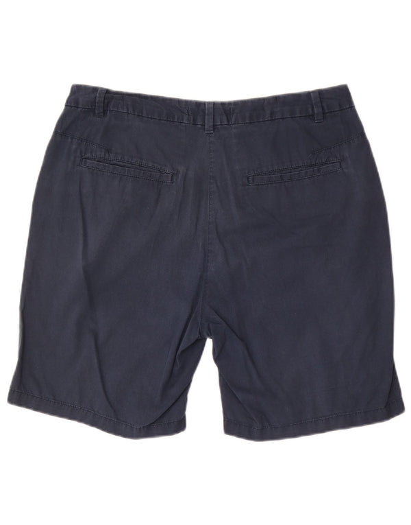 Marks & Spencer Damskie spodenki Chino UK 12 Medium W30 Granatowe, bawełniane