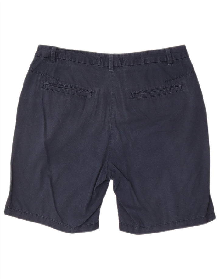 Marks & Spencer Damskie spodenki Chino UK 12 Medium W30 Granatowe, bawełniane
