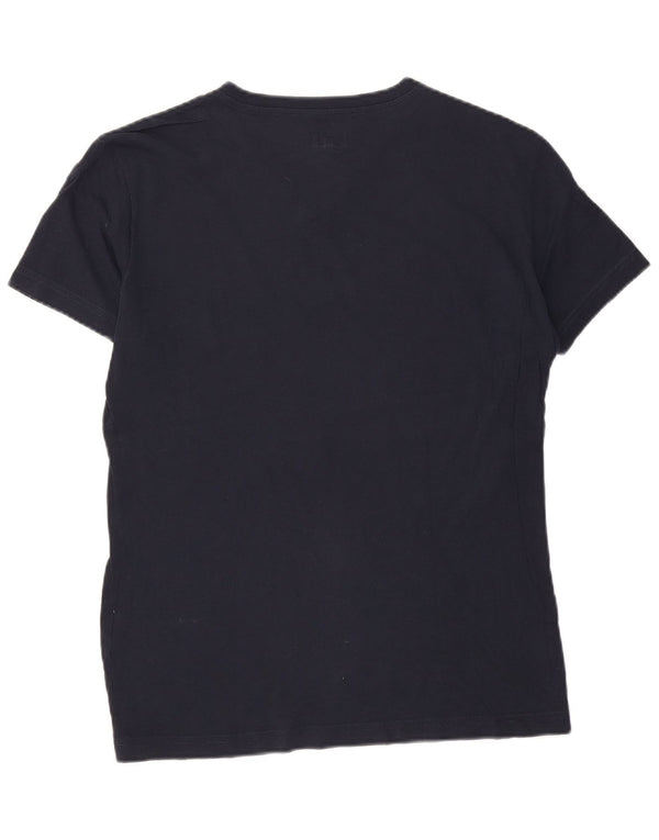 Damska koszulka z grafiką Armani Jeans Top UK 18 XL granatowa