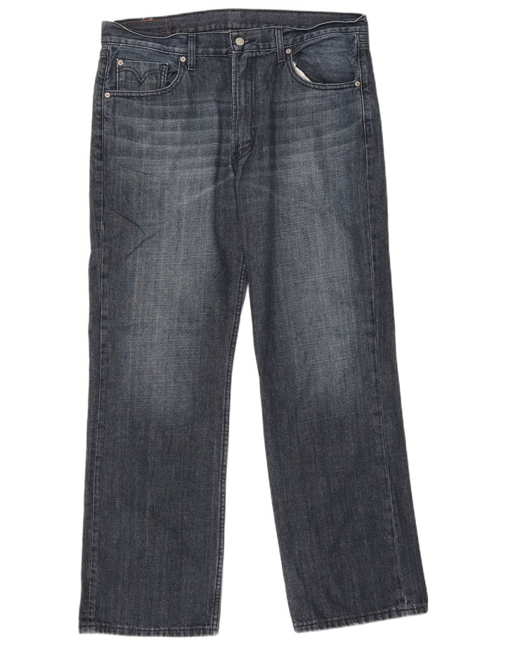 Męskie jeansy Levi's 506 Straight W38 L32 Niebieskie bawełniane