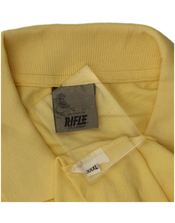 Męska koszulka polo Rifle 3XL w kolorze żółtym