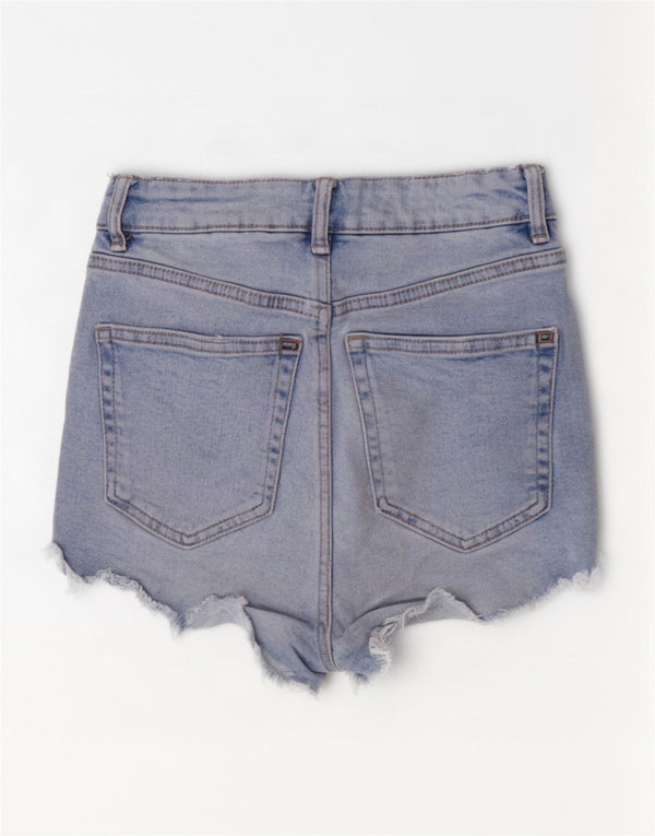 Damskie spodenki jeansowe Zara w trudnej sytuacji EU 34 2XS W22, niebieska bawełna