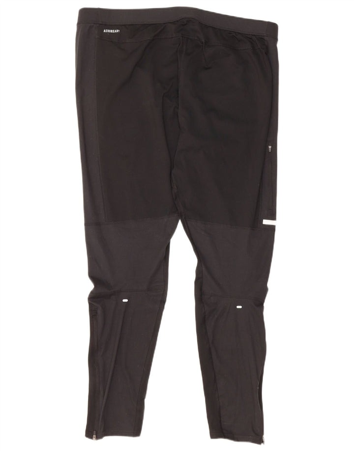 Damskie spodnie dresowe Adidas Aeroready UK 20 2XL Czarny poliester