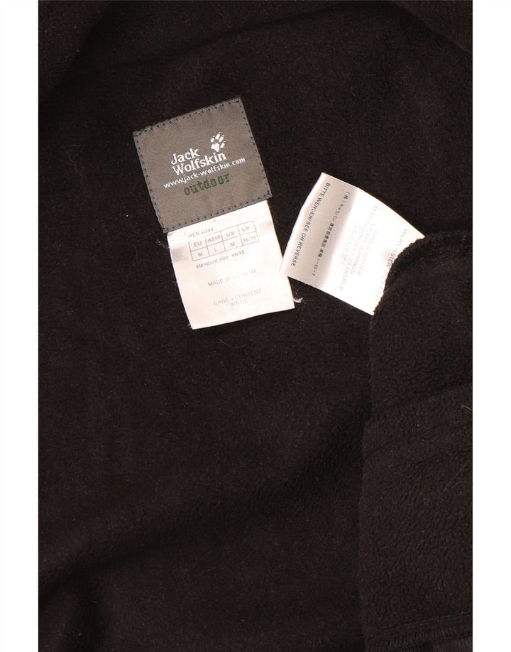 Męska kurtka polarowa Jack Wolfskin z podszewką UK 36/38, mały czarny poliester