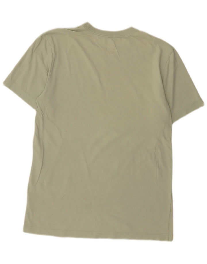 Męski T-shirt z grafiką Nike, mały, zielony, bawełniany