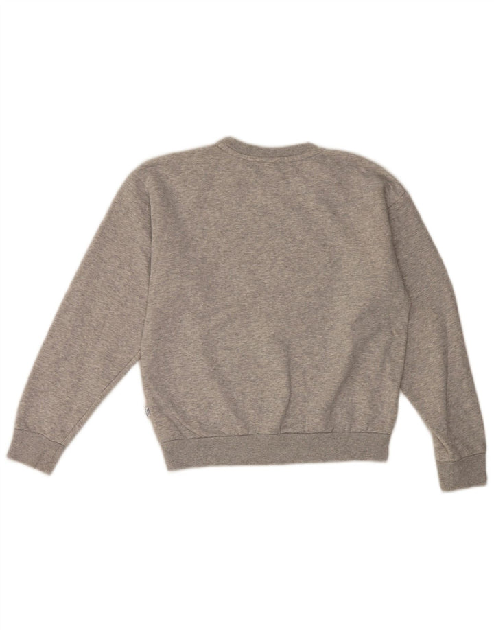 Męska bluza z grafiką Puma, sweter XS, szara bawełna