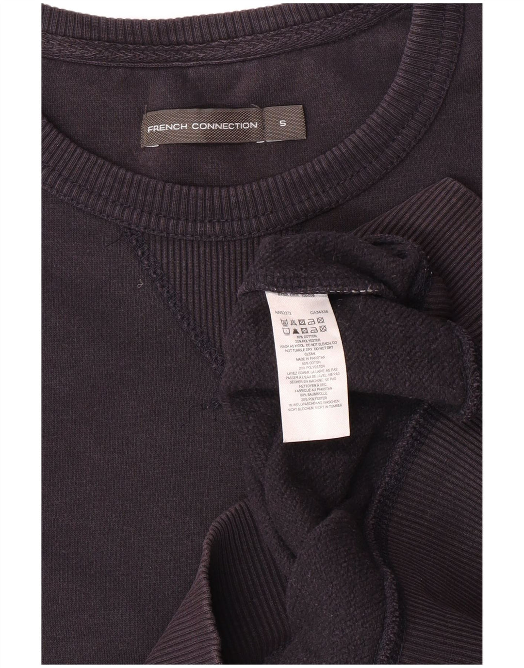 Bluza męska French Connection, mała, granatowa, bawełniana