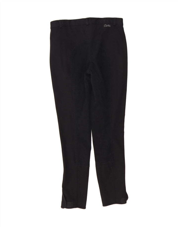 VINTAGE Womens Slim Chino Trousers W26 L28 Black Vintage Vintage and Second-Hand Vintage from Messina Hembry 