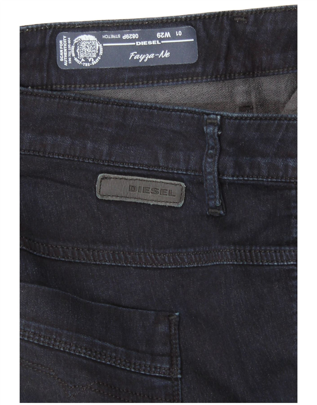 DIESEL Damskie Fayza Skinny Jeans W29 L26 Granatowa bawełna