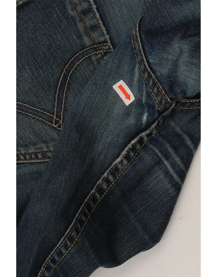 Męskie jeansy Levi's 511 w trudnej sytuacji W33 L29 Niebieska bawełna