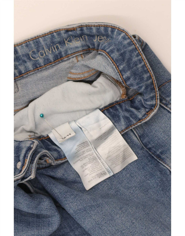 Męskie dżinsy Calvin Klein W30 L32 Niebieskie bawełniane