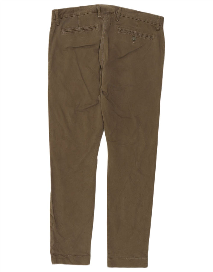 Męskie spodnie chino J. CREW W33 L30, bawełna khaki