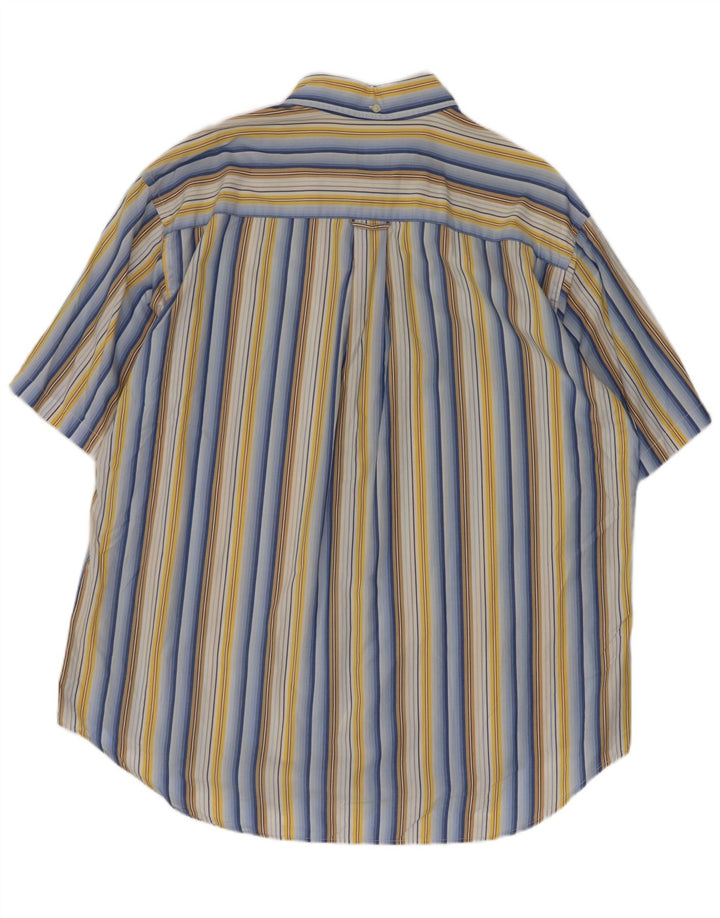 Męska koszula z krótkim rękawem Lacoste, rozmiar 46, 2XL, wielokolorowe paski