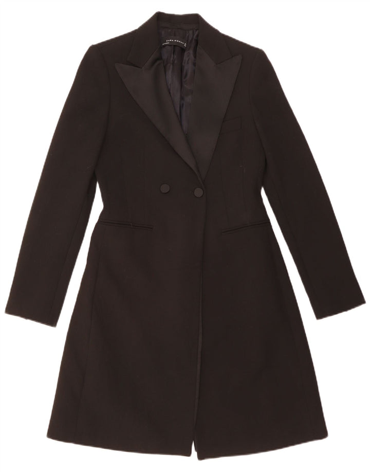Dwurzędowy płaszcz damski ZARA UK 10 Small Black