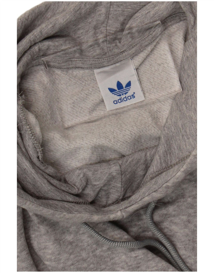 Damska bluza z kapturem Adidas UK 14 Średni szary