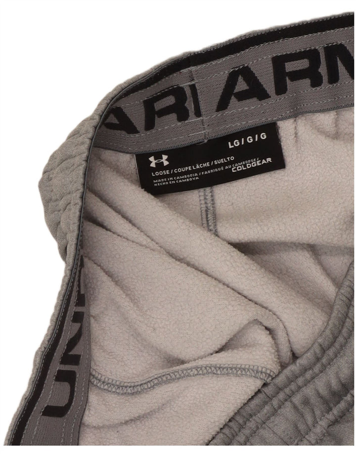 Męskie spodnie dresowe Under Armour Cold Gear, duże, szare