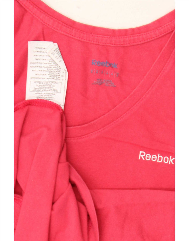 Damska kamizelka Reebok UK 12 Średnioróżowa bawełna