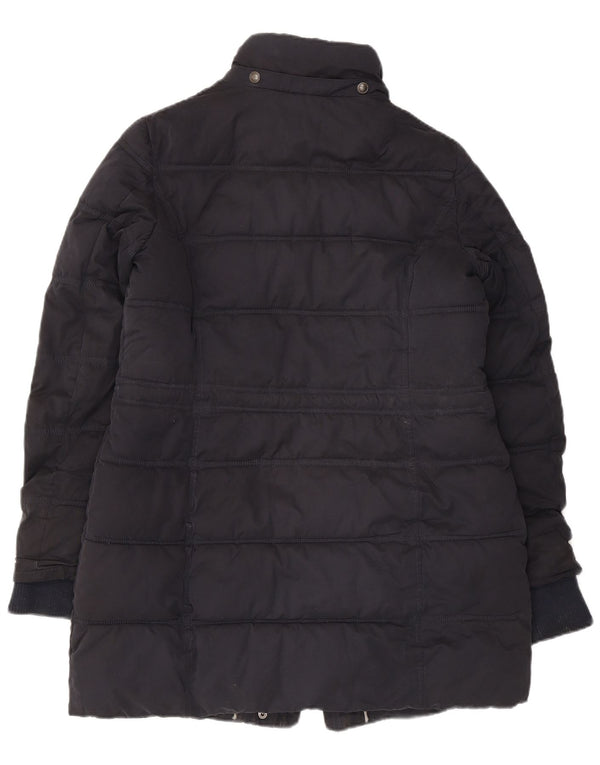 Damska ocieplana kurtka Fat Face UK 12, średni czarny poliester