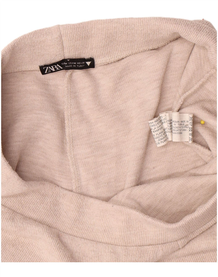 Damskie spodnie dresowe Zara UK 12, średni beż, poliester