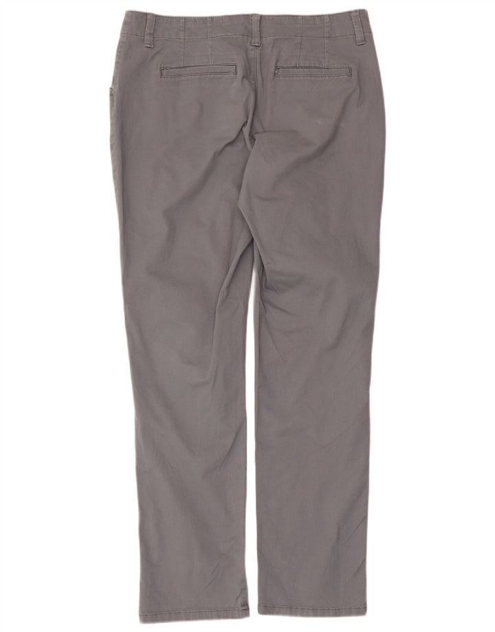 Damskie proste spodnie chino Lee US 10 Large W34 L30 Szara bawełna