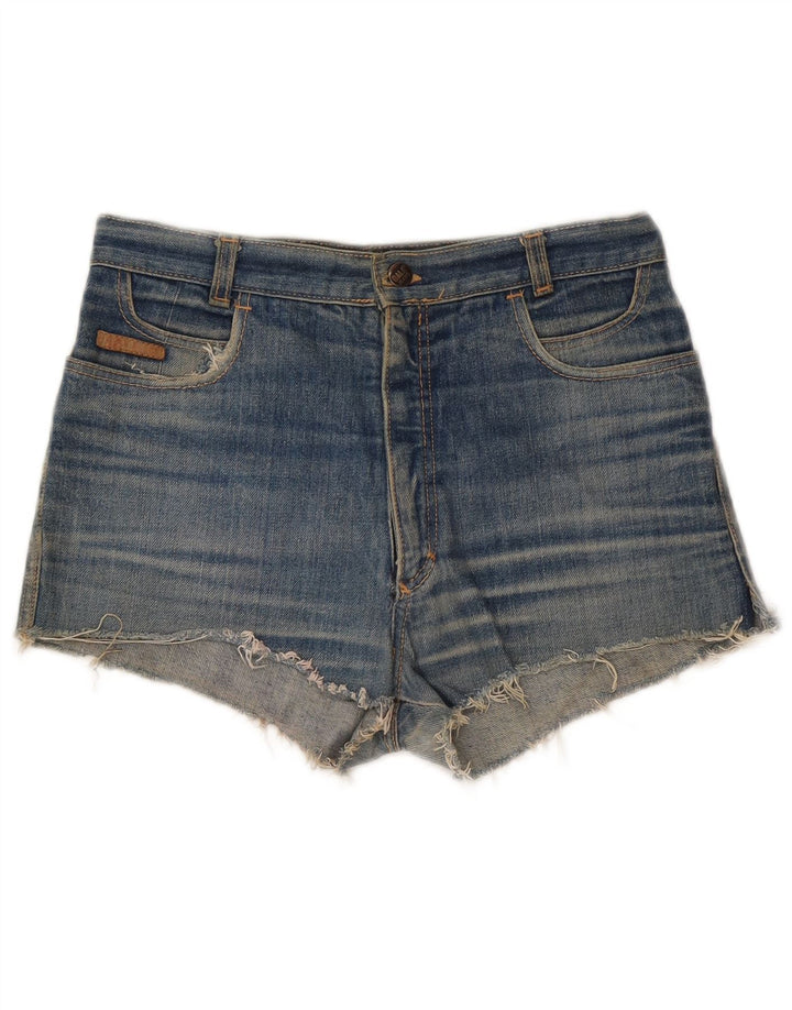 Vintage damskie spodenki jeansowe w trudnej sytuacji W30 średni niebieski