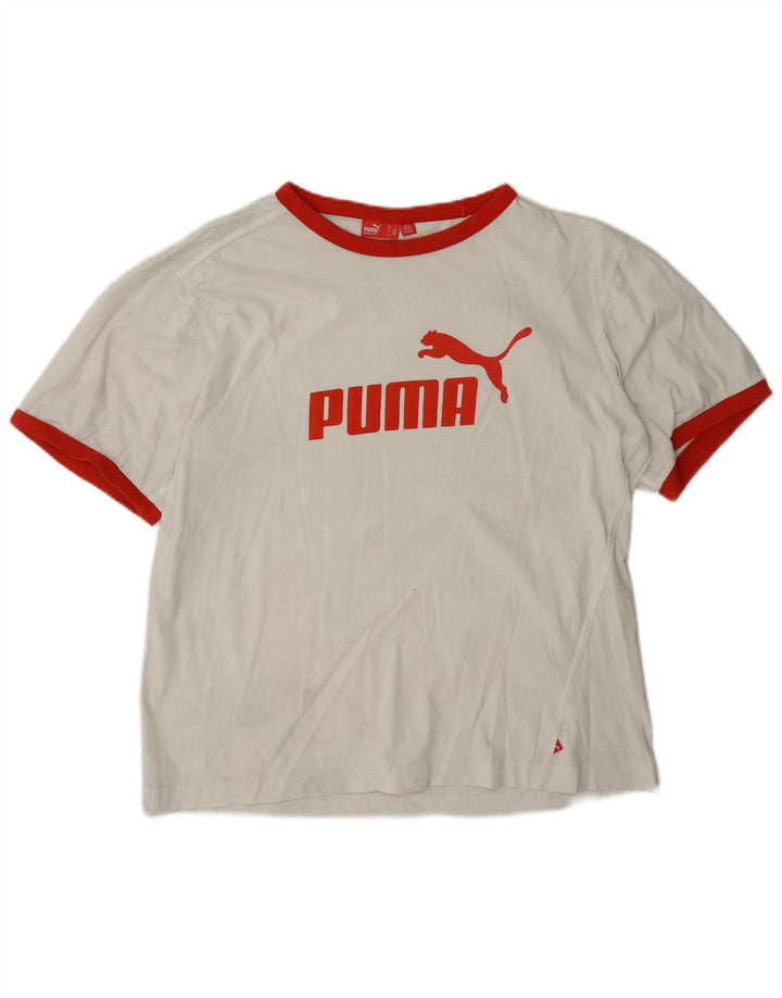 Męska koszulka z grafiką Puma Top w kolorze średniej bieli