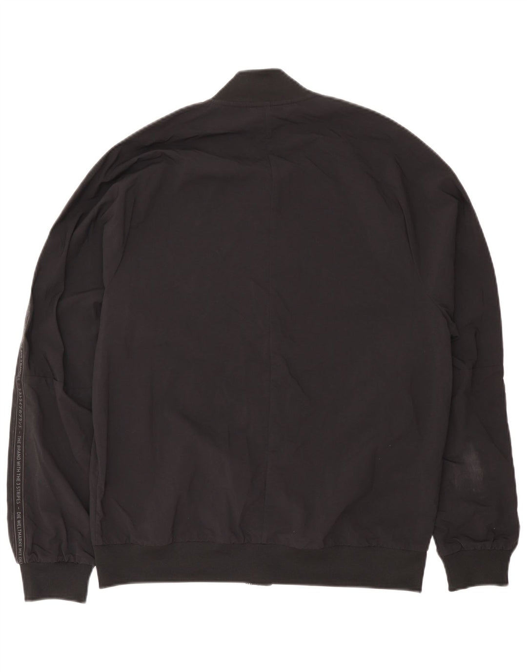 Męska kurtka bomber Adidas Graphic UK 38 Średni czarny nylon