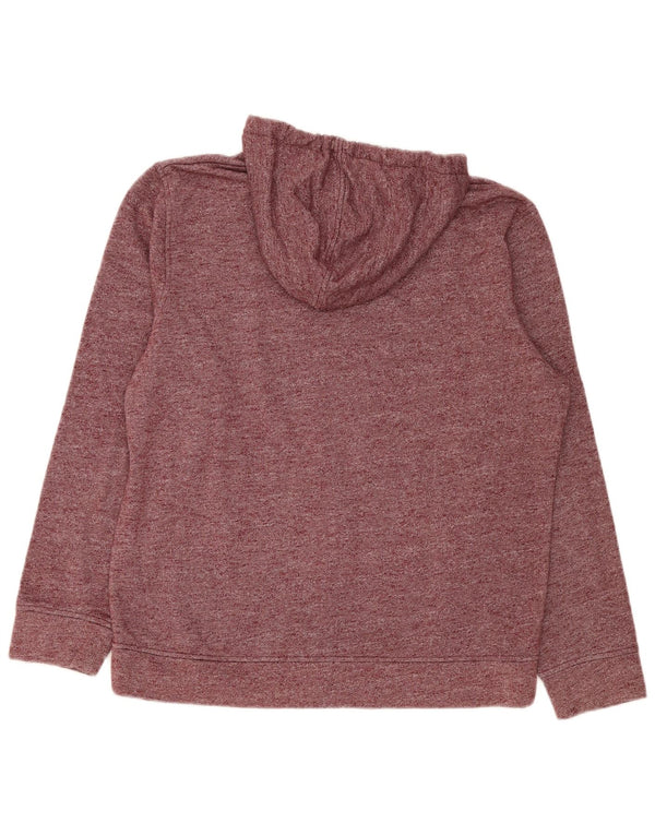 Męski sweter z kapturem i grafiką Jack & Jones XL, bordowy, nakrapiany poliester