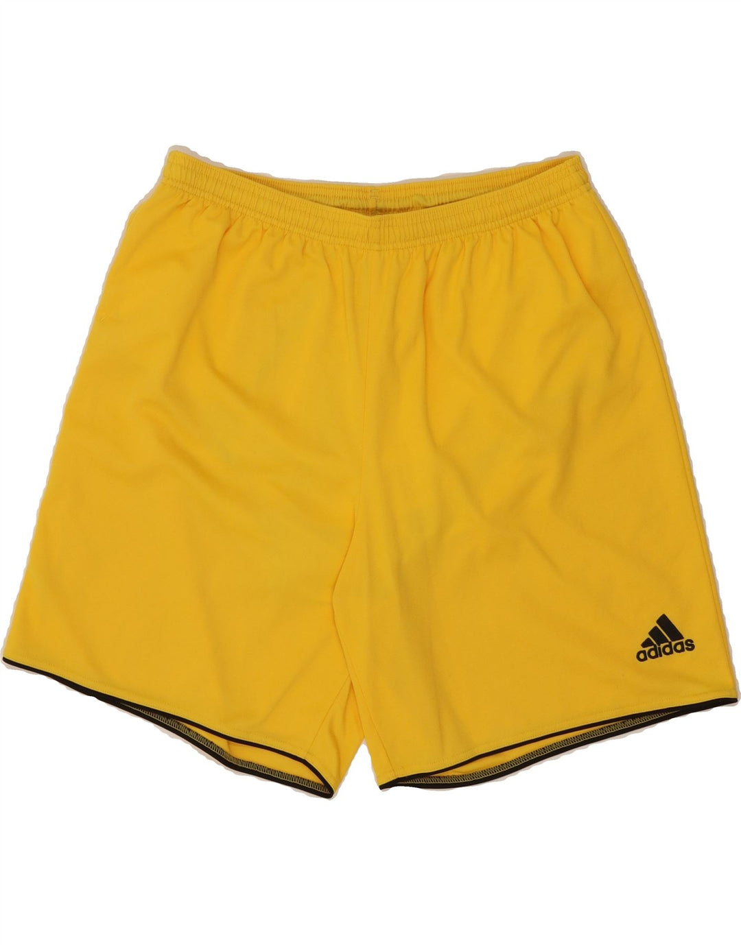 ADIDAS Boys Sport Shorts 15-16 Years XL Yellow Polyester Vintage Adidas and Second-Hand Adidas from Messina Hembry 