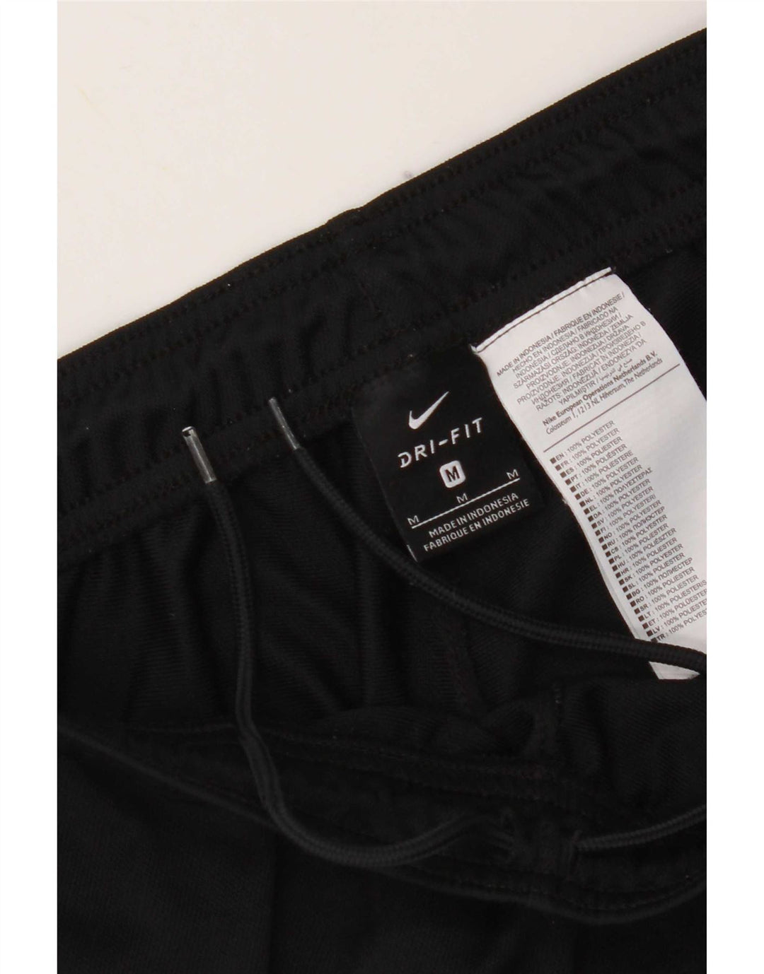 Męskie spodnie dresowe Nike Dri Fit, średni czarny poliester