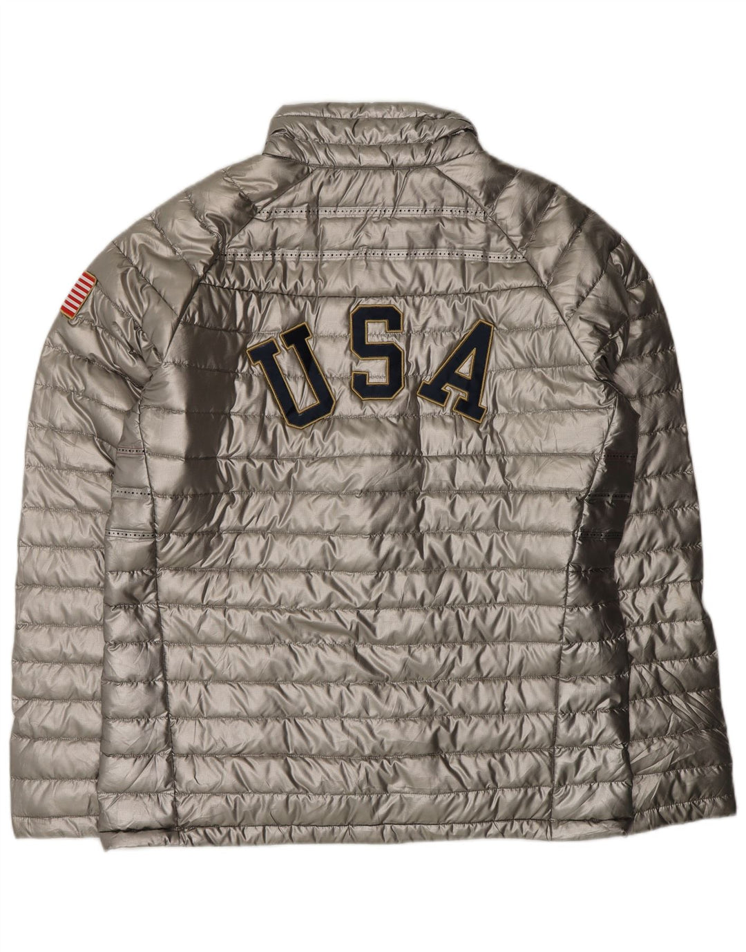 Kurtka męska NIKE USA 2014 Olympic Aeroflot Padded Jacket UK 40, duża, srebrna