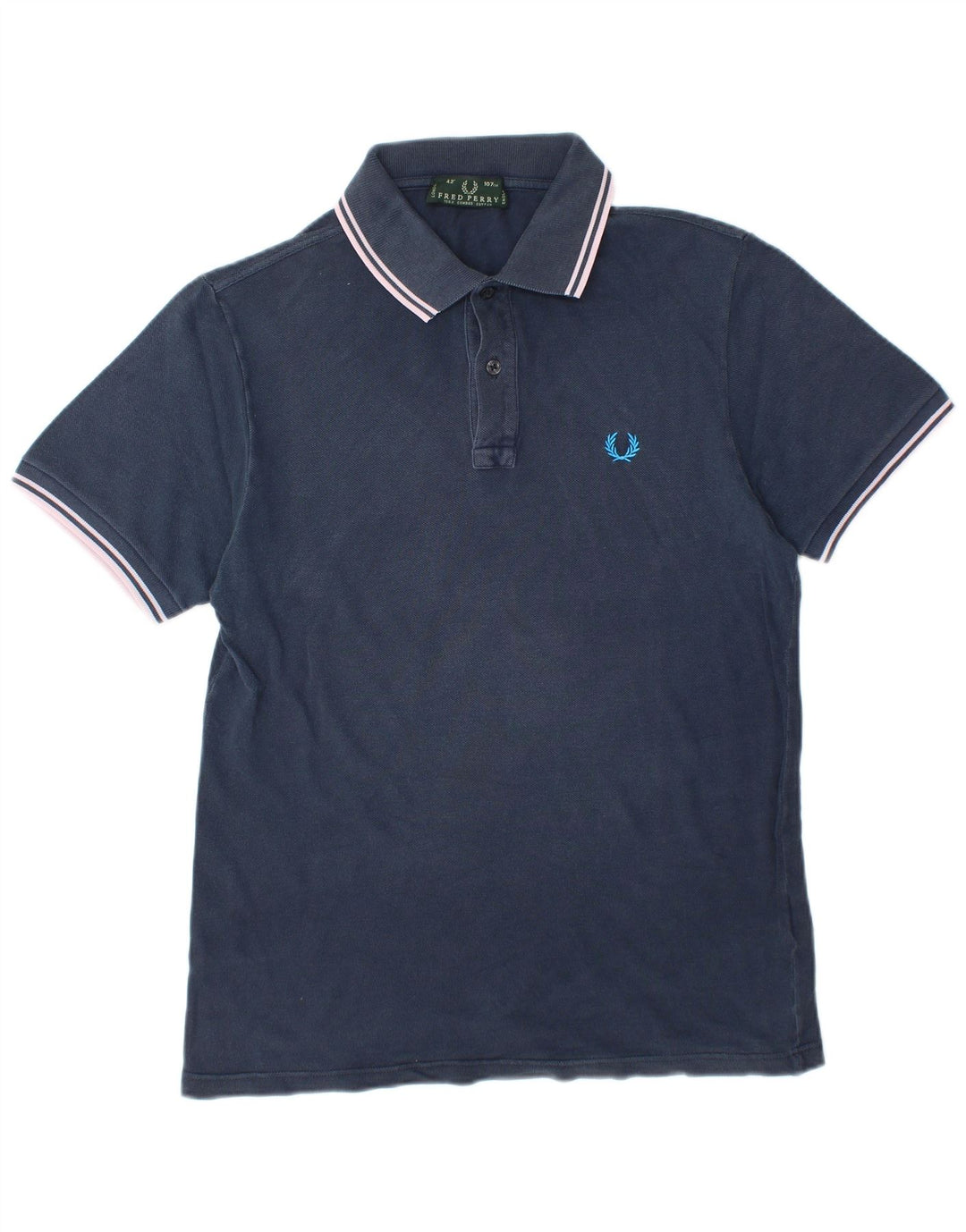 Męska koszulka polo FRED PERRY, średnia, granatowa, bawełniana