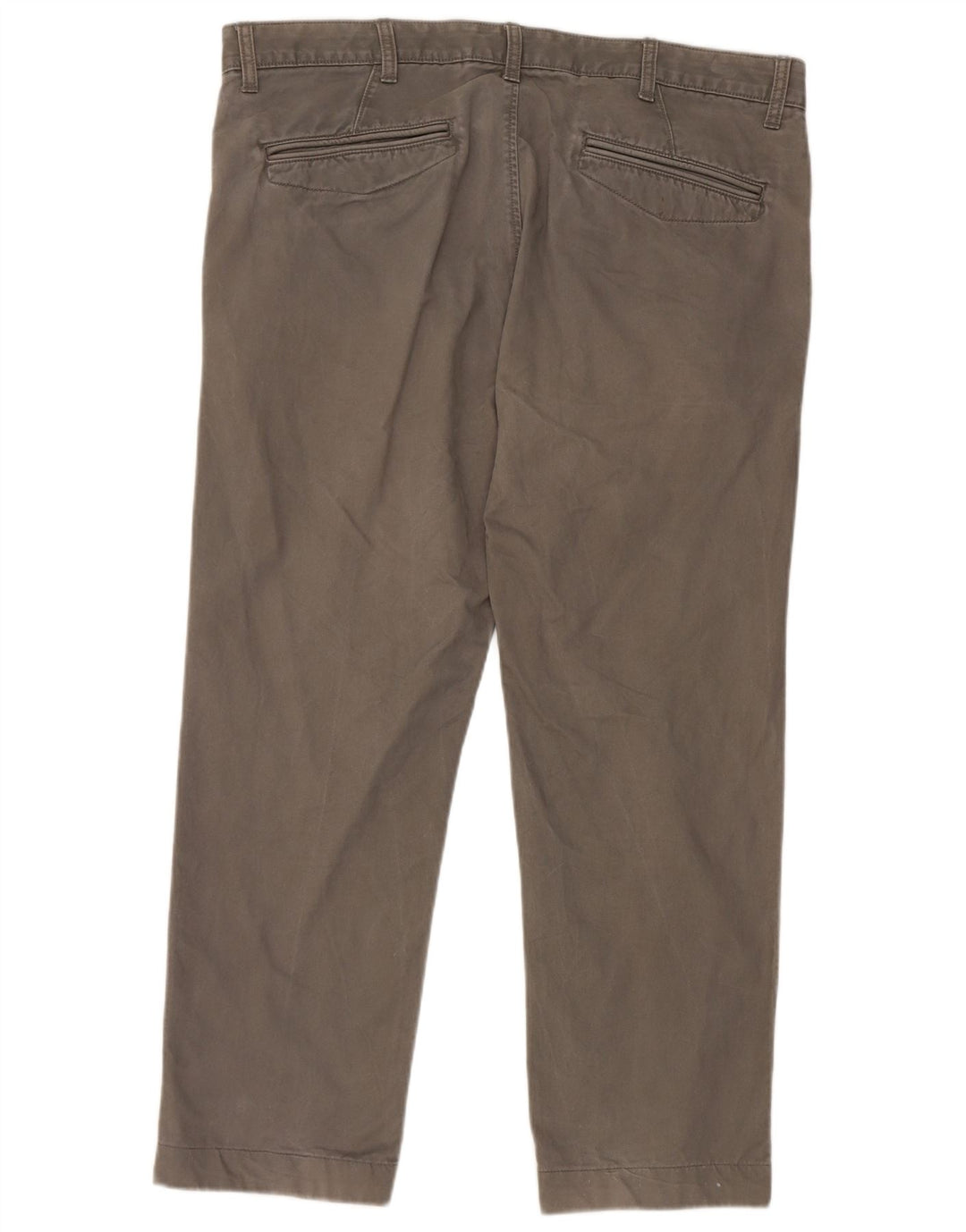 Marks & Spencer Męskie proste spodnie chino W38 L29 Szara bawełna