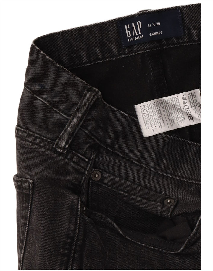 Damskie jeansy skinny Gap W31 L30 Szara bawełna