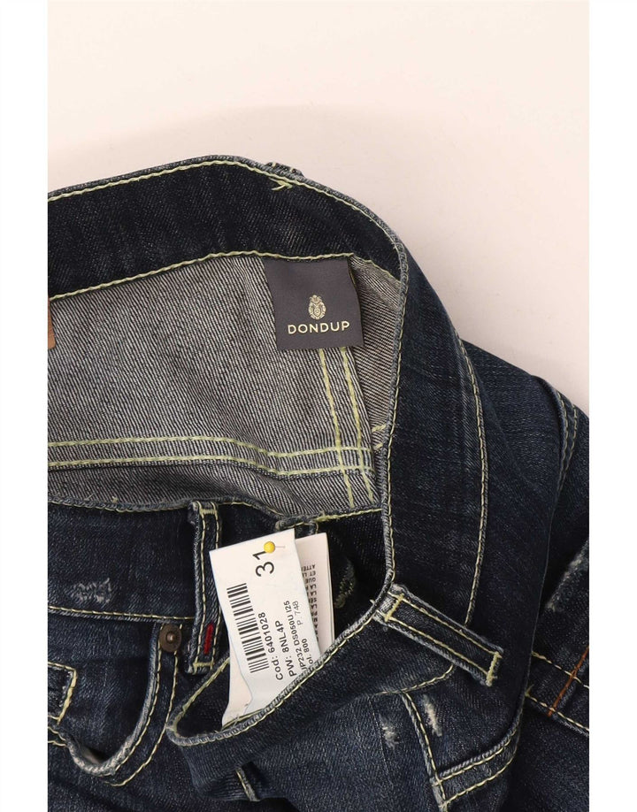 Dondup Męskie jeansy slim W31 L30 Granatowa bawełna
