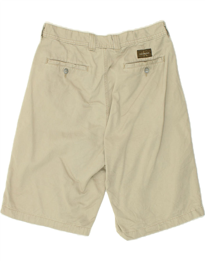 Męskie spodenki Chino CALVIN KLEIN W32 Średni beż, bawełna