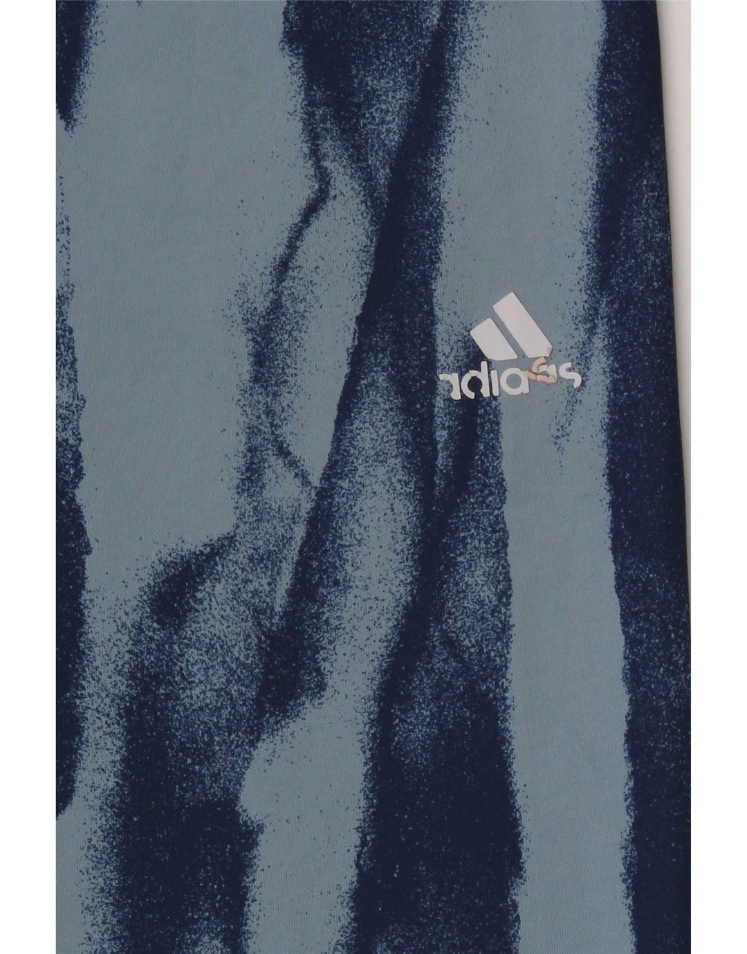 Legginsy Adidas Damskie Climalite Abstrakcyjny Wzór UK 16/18 Duże Niebieskie