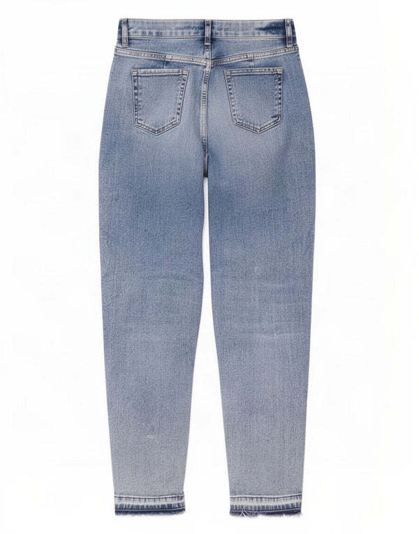 Marks & Spencer Damskie jeansy Mom Tapered UK 12 Medium W32 L28 Niebieskie