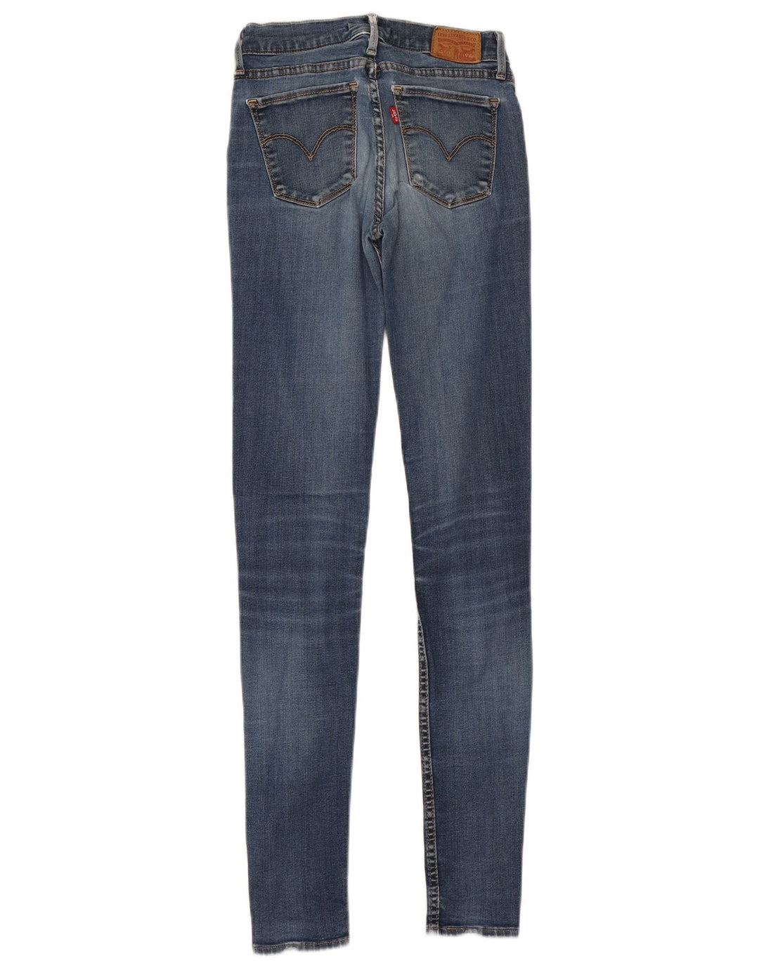 Damskie jeansy Levi's Super Skinny W25 L32 Niebieskie bawełniane